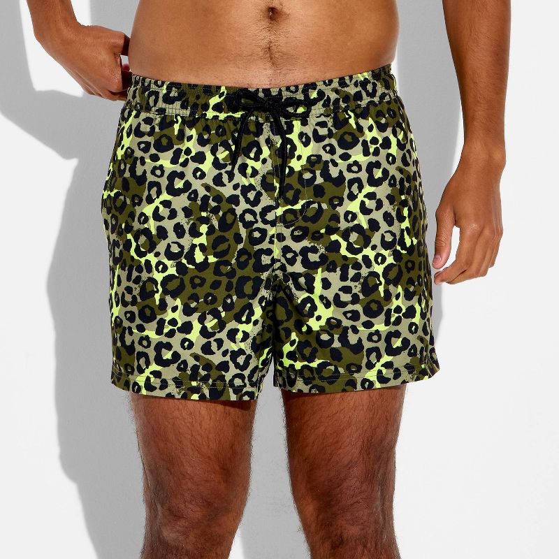 Men's 5'' Swim Trunks - Original Use™ Cheetah Camo Print M