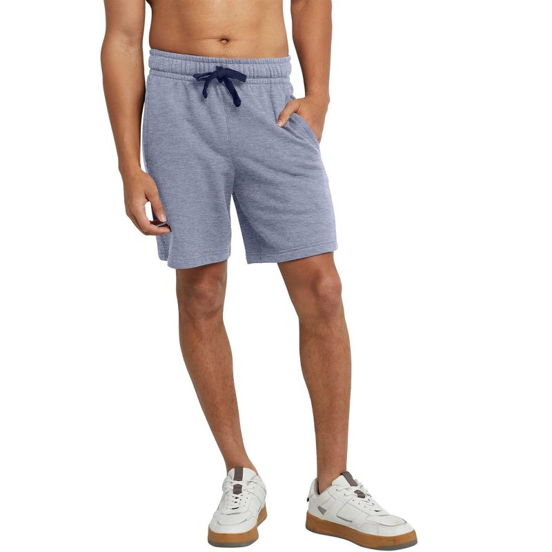 Hanes Originals Men's Fleece Sweat Shorts, 8" Navy Heather XL