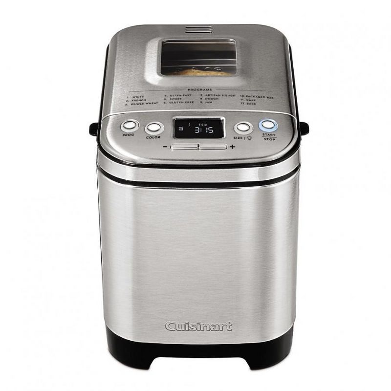 Cuisinart Compact 2 lbs Bread Maker - Stainless Steel