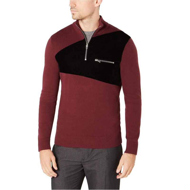 I.N.C International Concepts Mens Rebel Varsity Pullover Sweater, portroyale, XX-Large