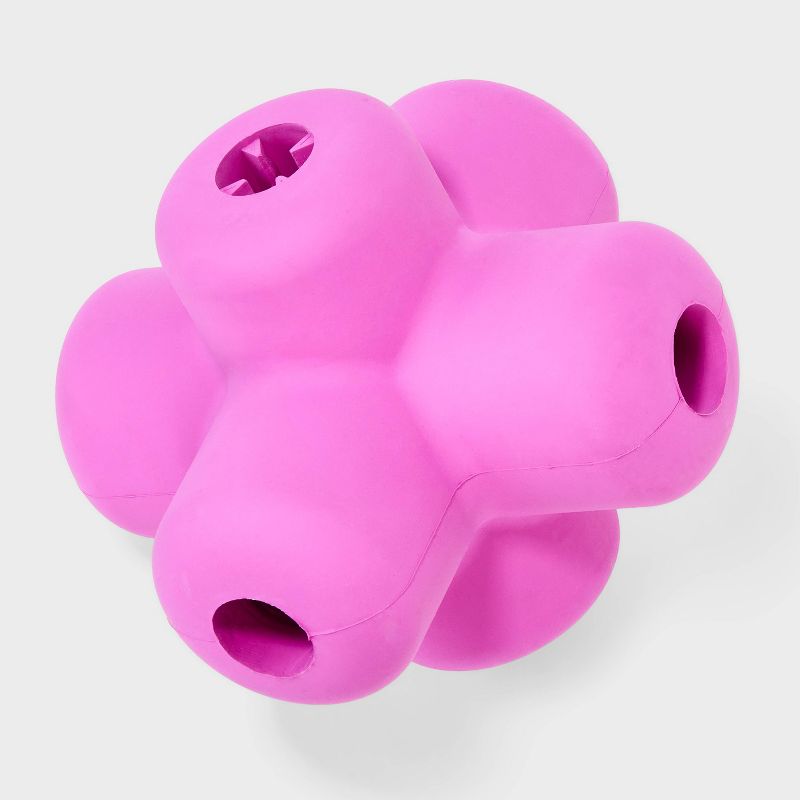 Tough Rubber Jack Interactive Treat Dispenser Dog Toy - Boots & Barkley™ Purple