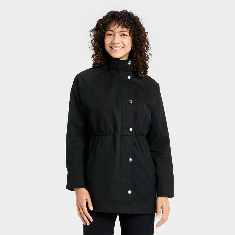 Women's Femme Anorak Jacket - A New Day™ Black XL