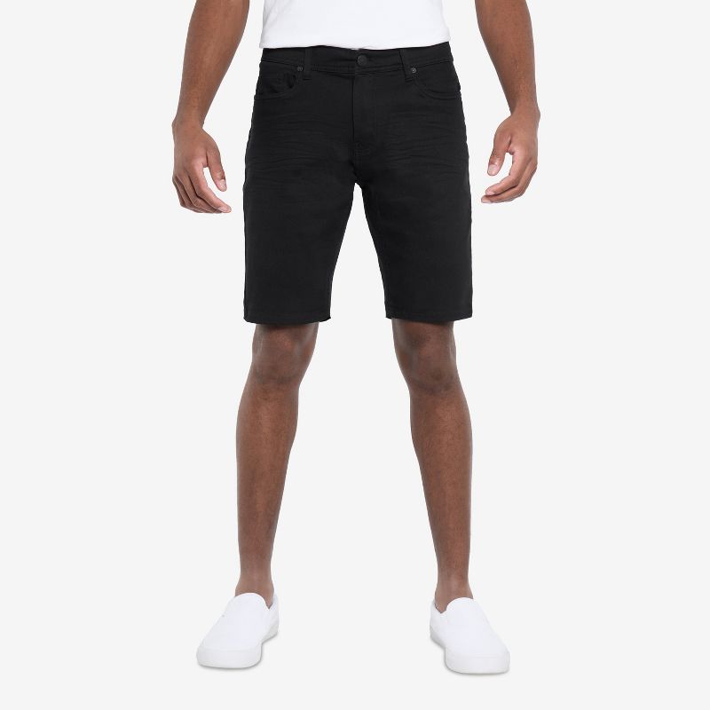 X RAY Men's Slim Strecth Shorts,Commuter Shorts in BLACK Size 32