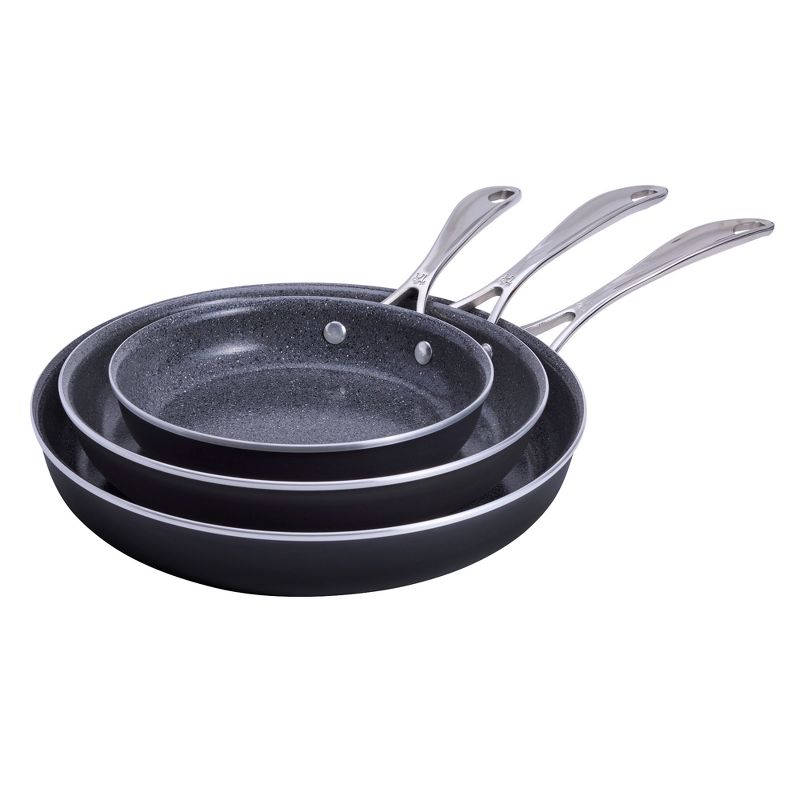 Henckels Capri Ceramic 3-pc Aluminum Ceramic Nonstick Fry Pan Set