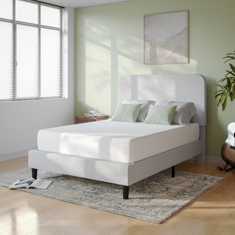 Emma and Oliver Four-Layer Memory Foam Full Mattress with Green Tea Infusion and Cooling Gel