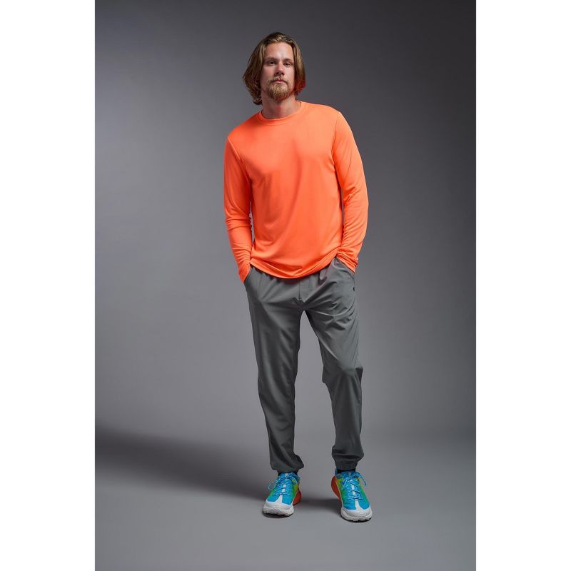Expert Brand USA-Made Men's DriMax™ Athletic Long Sleeve Safety Orange S