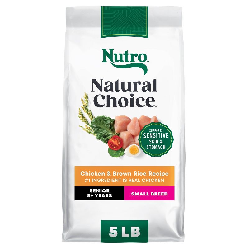 Nutro Natural Choice Chicken, Vegetable and Rice Flavor Senior Dry Dog Food - 5lbs
