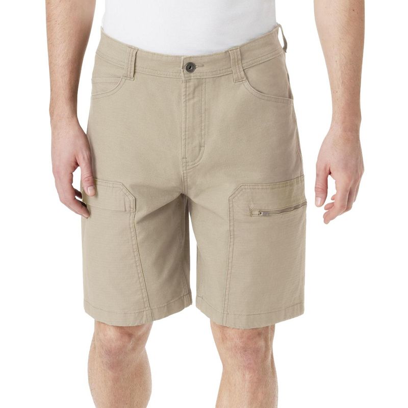 BASS OUTDOOR Mens Classic Casual Cargo Shorts, medbrown, 30