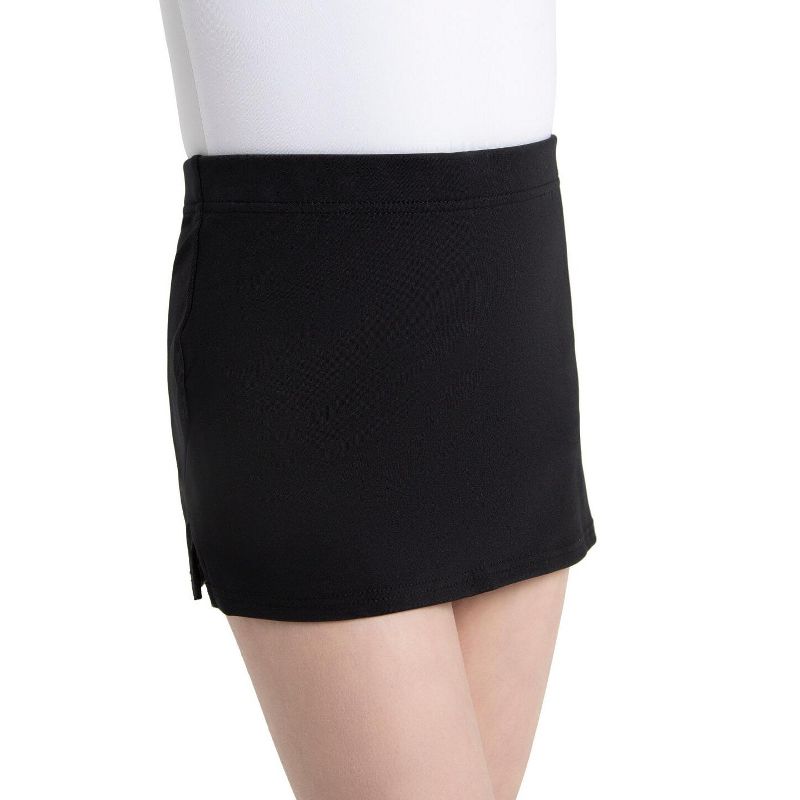 Capezio Team Basics Skirt with Built in Short - Girls - Girls Large