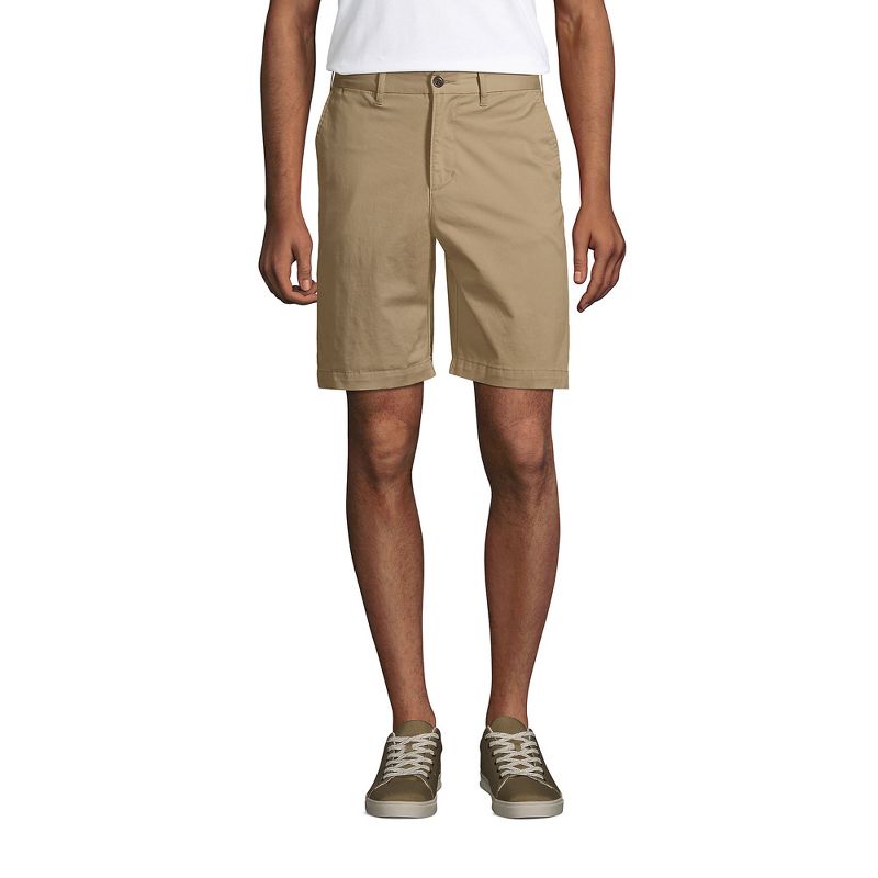 Lands' End Men's Knockabout 9" Chino Short - 34 - Khaki