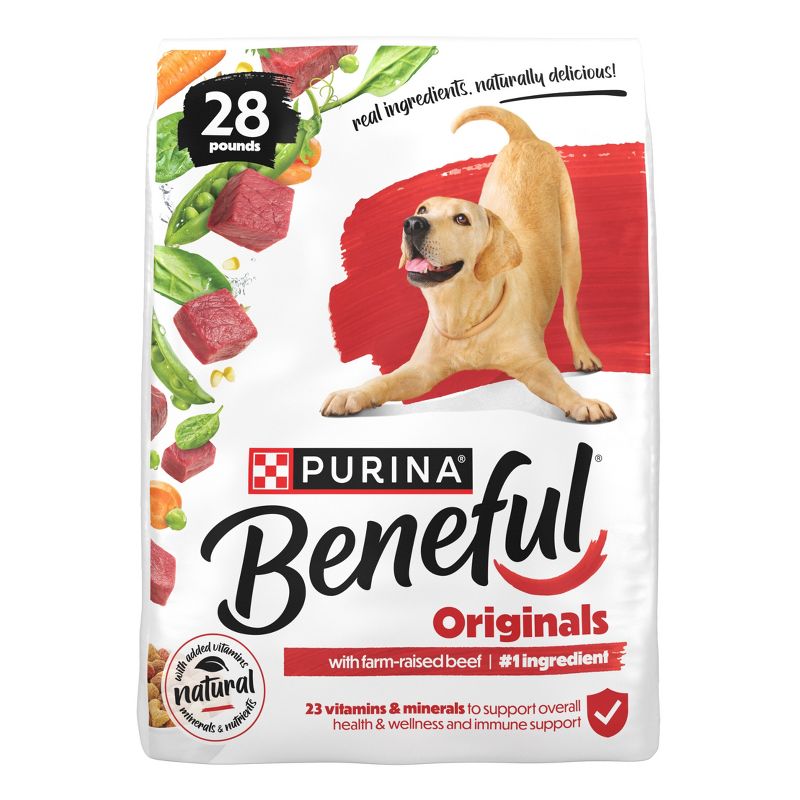 Purina Beneful Originals Real Beef Flavor Dry Dog Food - 28lbs