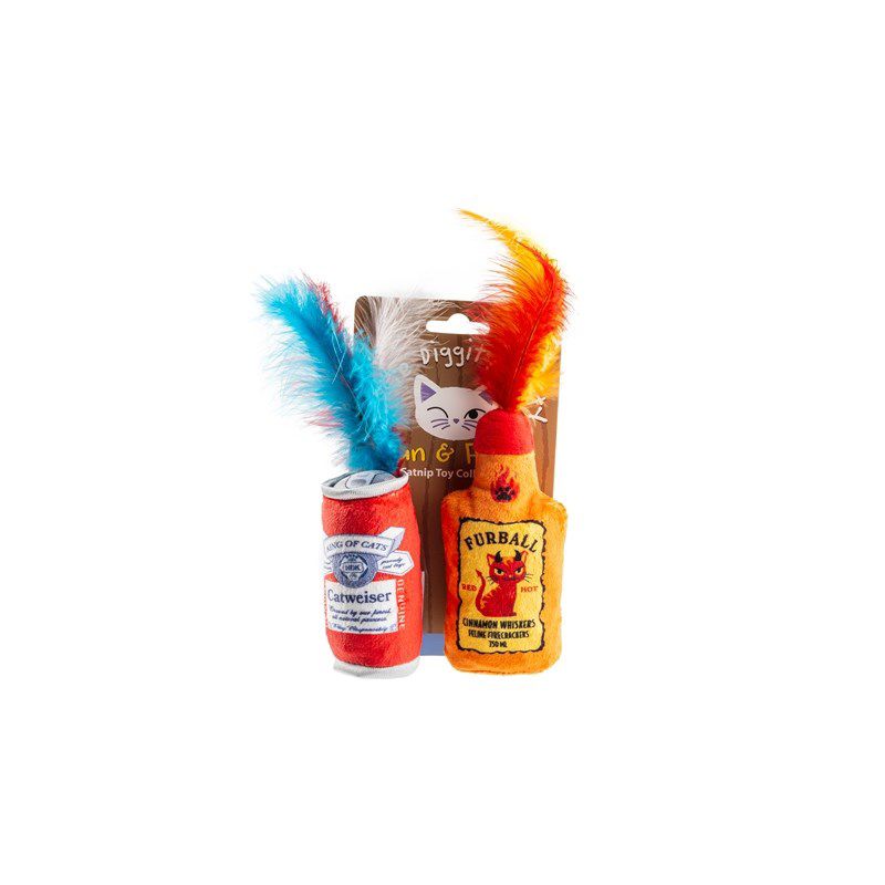 Haute Diggity Kitty Furball + Catweiser Organic Catnip