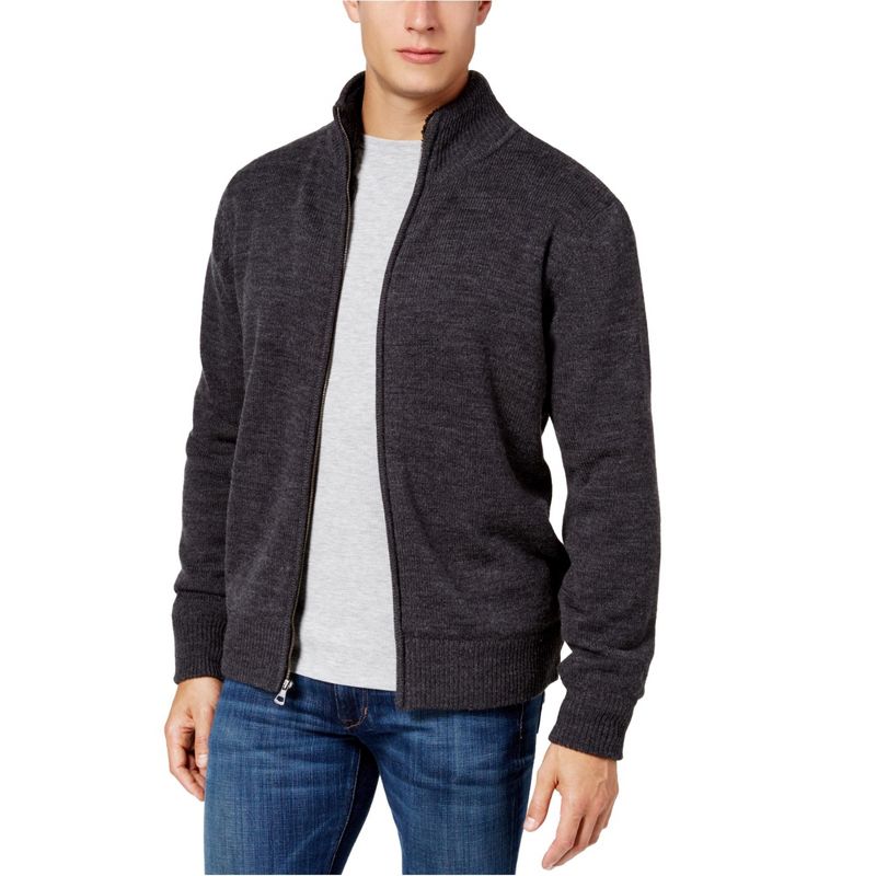 Weatherproof Mens Full Zip Jacket, charheather, XXX-Large