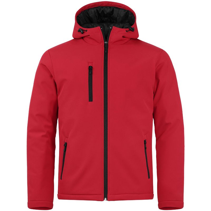 Clique Equinox Insulated Mens Softshell Jacket - Red - Medium