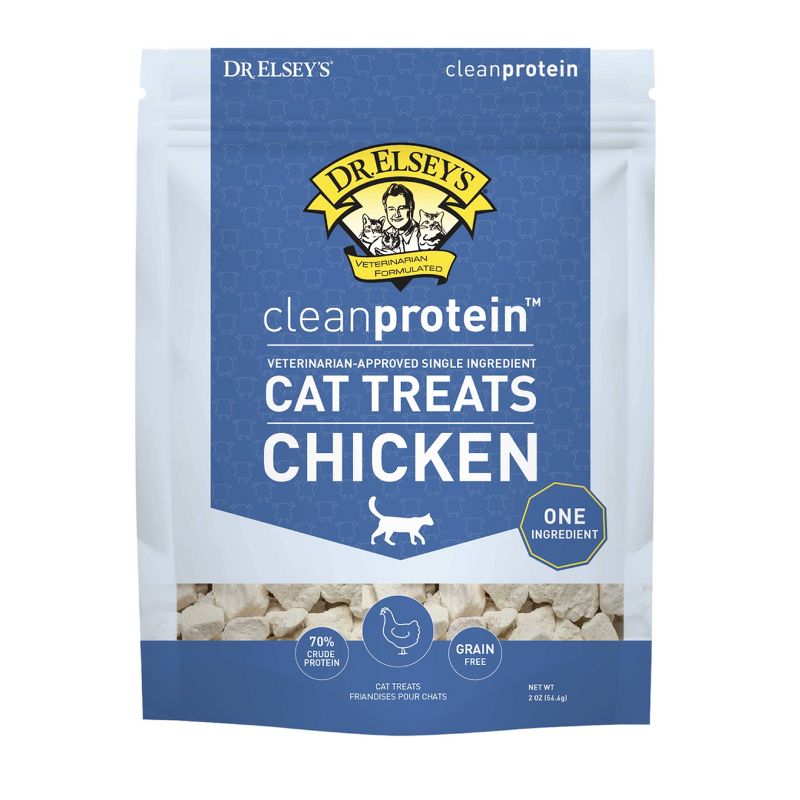 Dr. Elsey's Chicken Flavor Freeze-Dried Cat Treats - 2oz