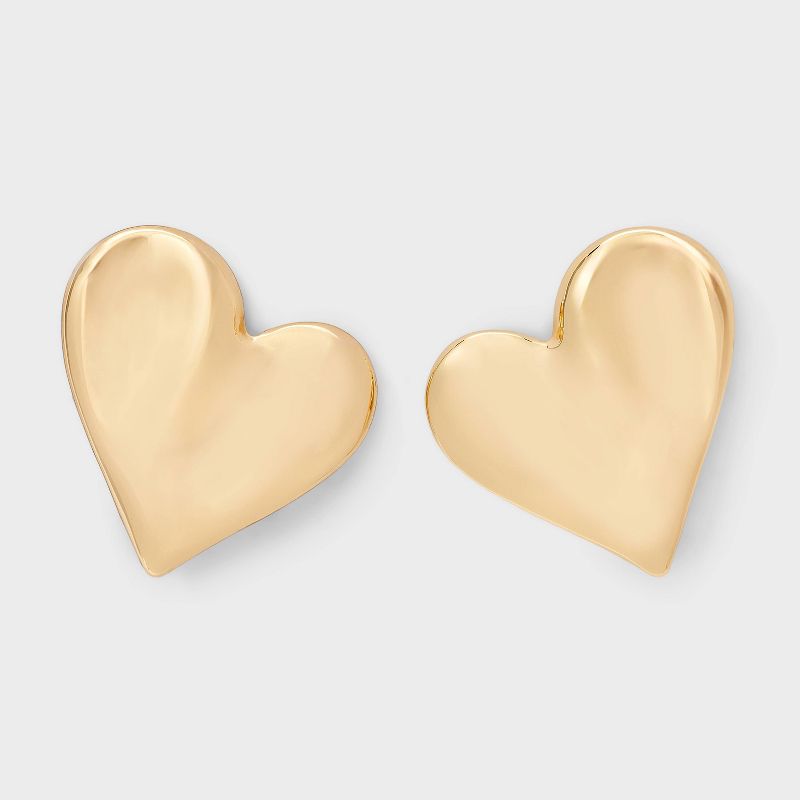 Heart Earrings - A New Day™ Gold