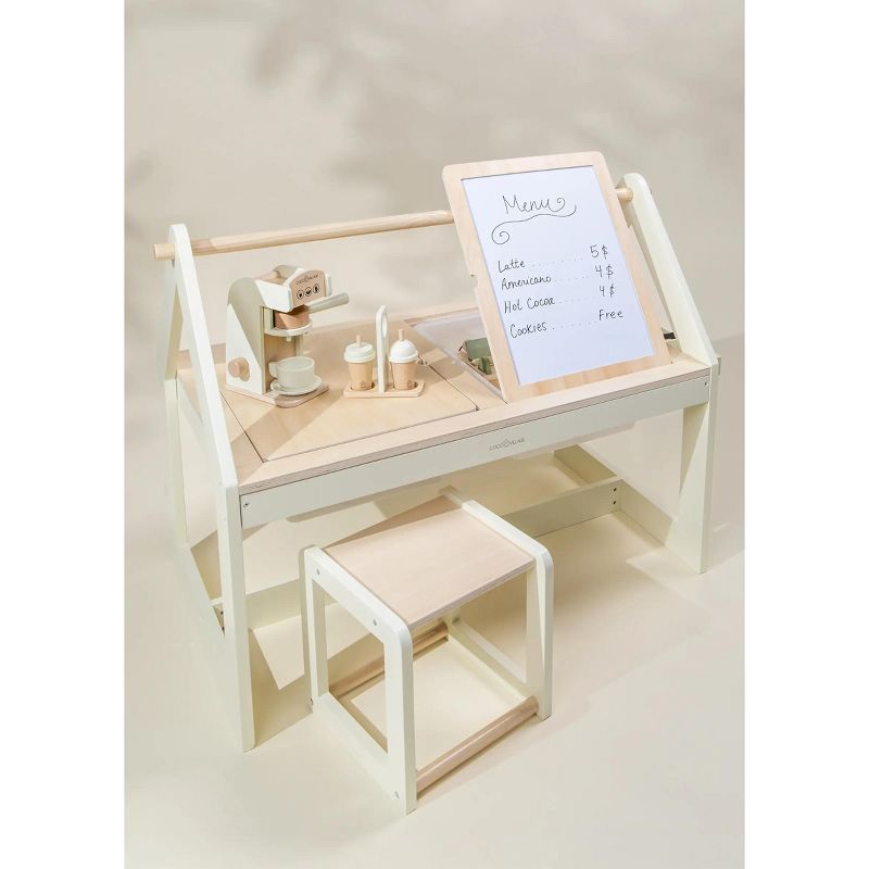 Coco Village - Multifunction Wooden Art & Sensory Table W/ Stools