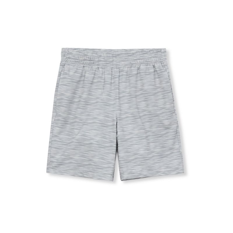 Lands' End Kids Husky Athletic Shorts - x large husky - Gray Space Dye