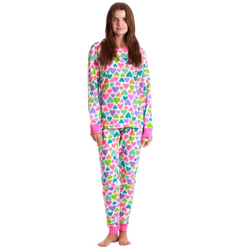 Just Love Mommy and Me Pajamas - 100% Cotton Mother Daughter - Womens & Girls PJ Sets 6882-10532-M