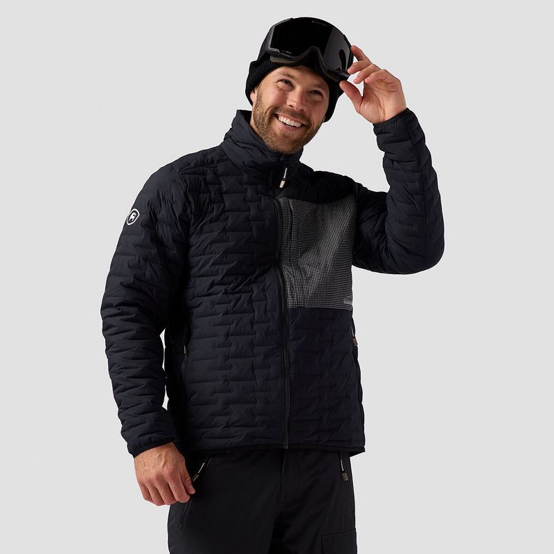 Backcountry, Peale Primaloft Stitch-Free Baffle Stretch Jacket - Men's, Black, L