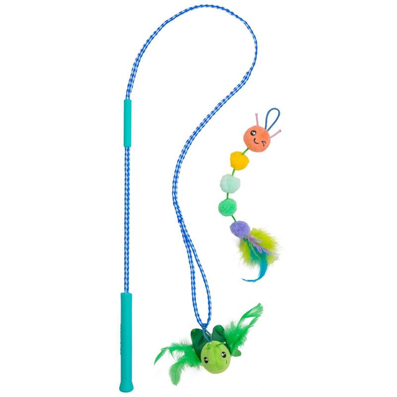 Catstages 2" Tail Teaser Ground Prey Wand Cat Toy