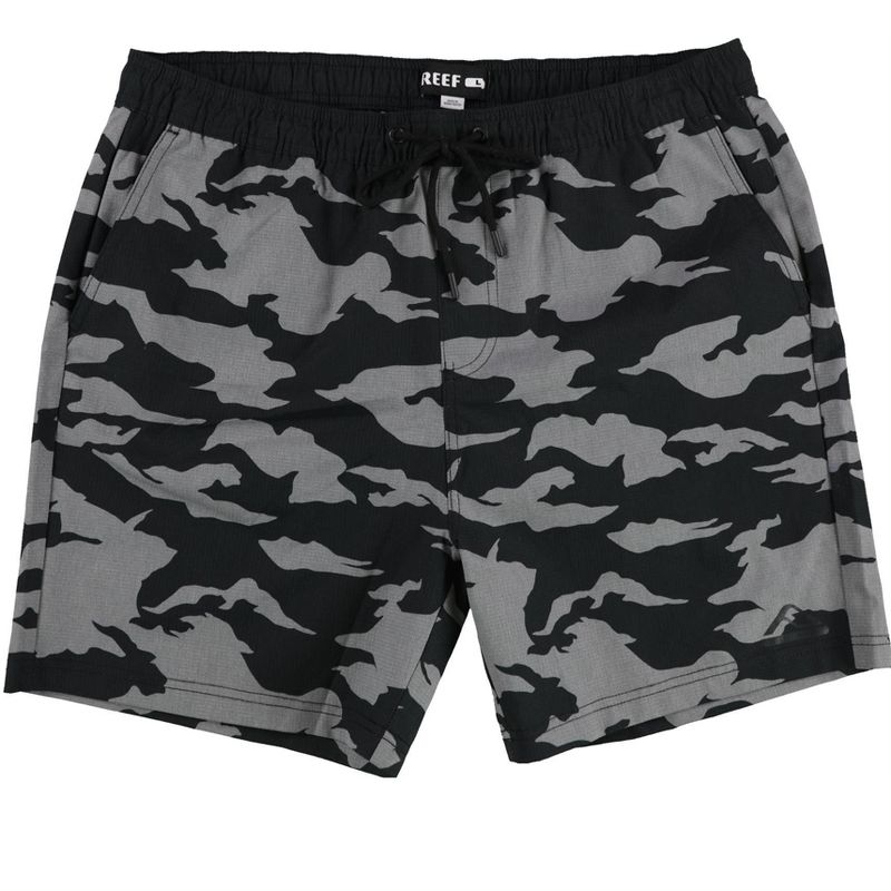 Reef Mens Roddy Volley Standard Reno Swim Bottom Board Shorts, darkgray, XX-Large