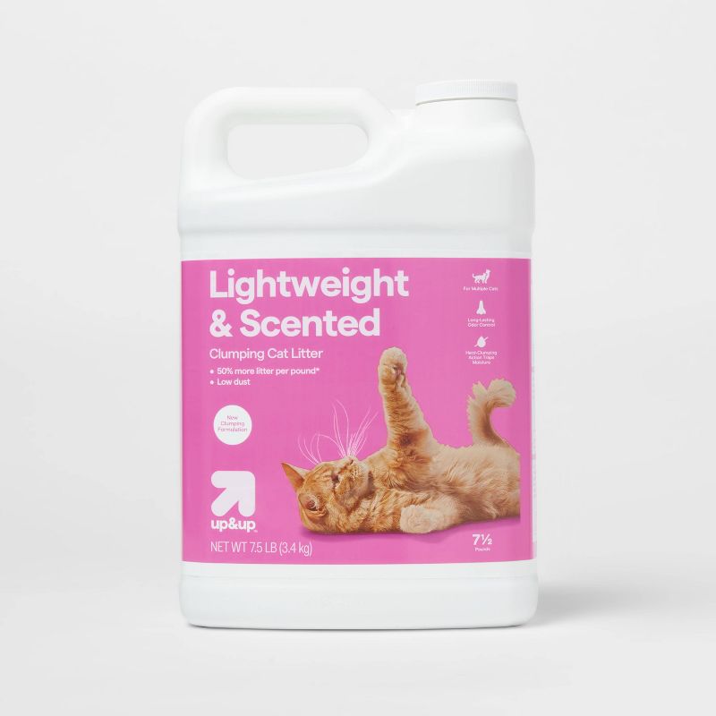 Lightweight Scented Clumping Cat Litter - 7.5lbs - up&up™