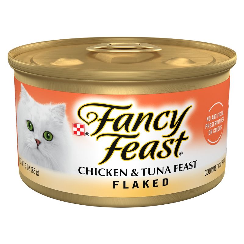 Purina Fancy Feast Chicken & Tuna Flavor Flaked Wet Cat Food - 3oz