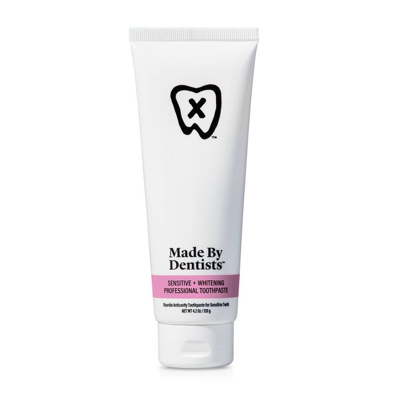 Made By Dentists Sensitive + Whitening Toothpaste - Fluoride Anticavity Toothpaste - Fresh Mint Flavor - 4.2oz
